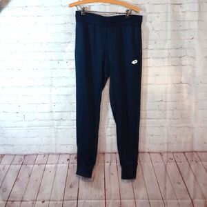 Lotto Woman's Active Blue Pants Ankle Zippers L